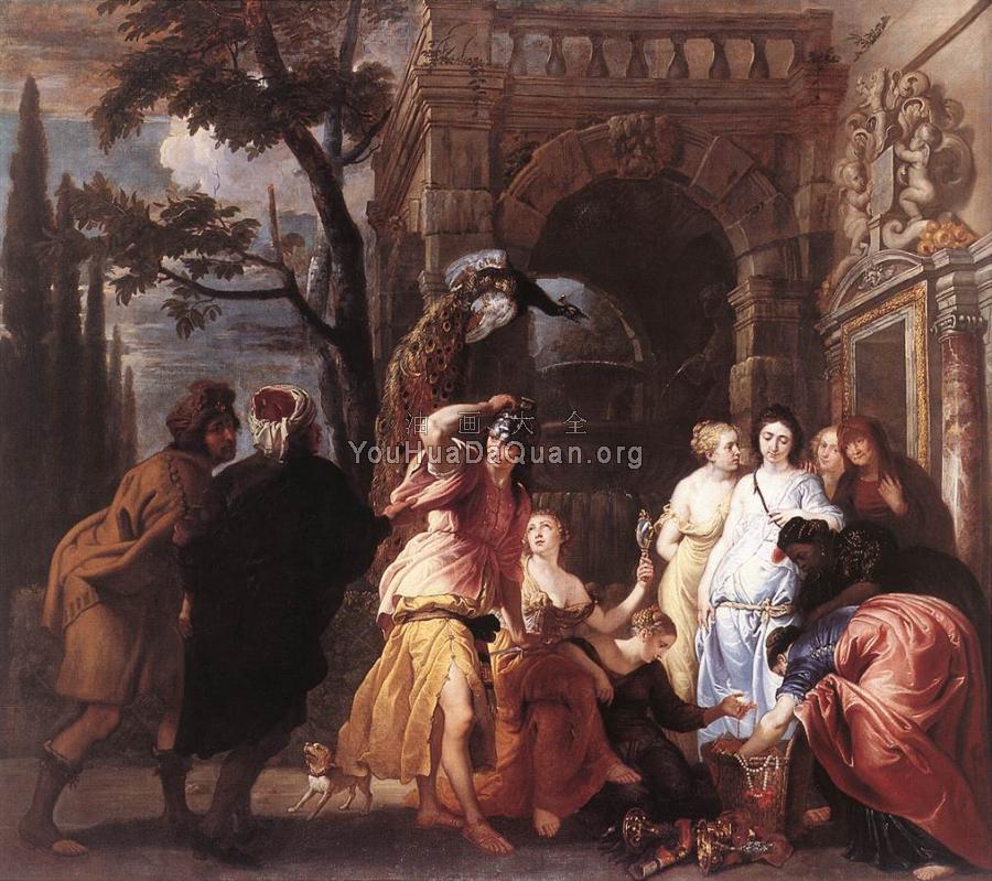 Achilles among the Daughters of Lycomedes - 伊拉兹马斯·奎林